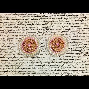 Super Bling Pinky Rhinestone Custom Pasties